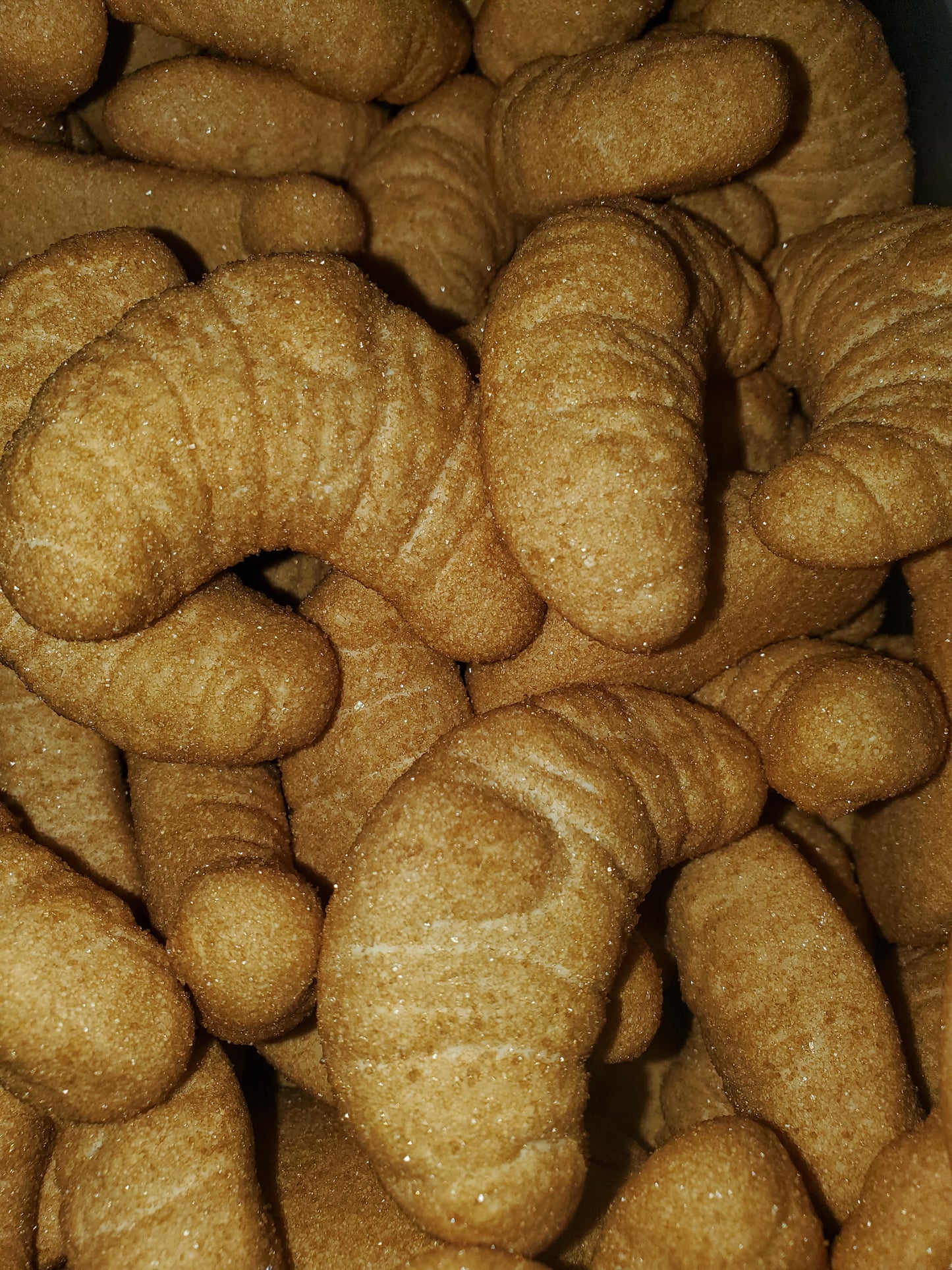 croissant en guimauve fourré chocolat