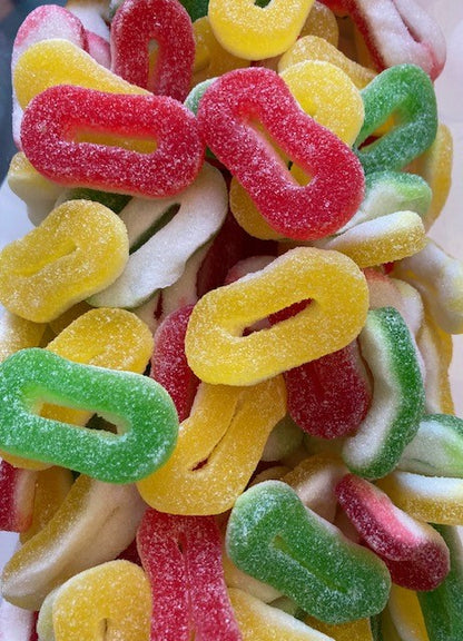 assortiments anneaux sucrés