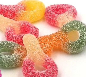 tétine multicolore acide